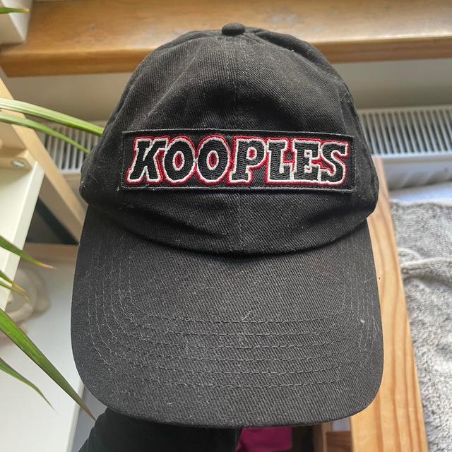 The Kooples Women's Caps - Black/Red on Productcaster.