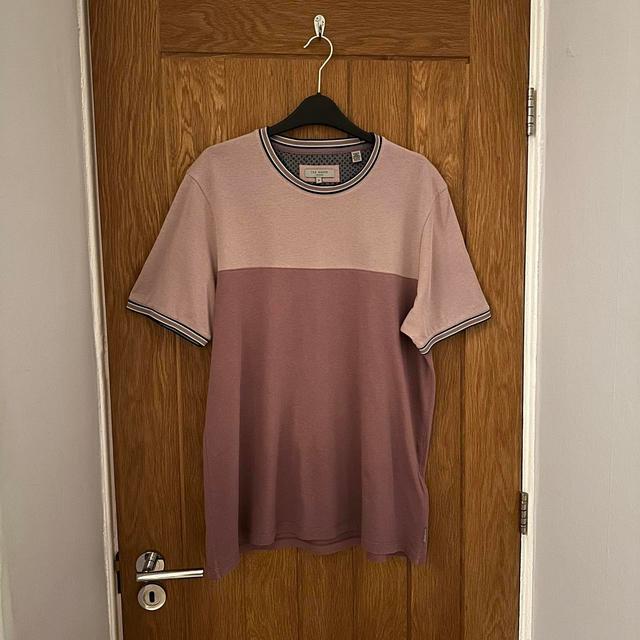 Ted Baker Men's T-shirt - Pink - XL on Productcaster.