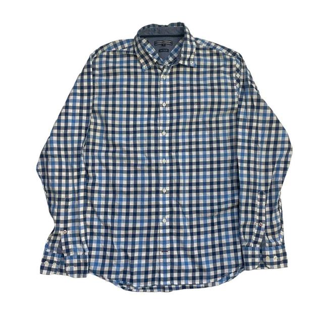 Tommy Hilfiger Men's Shirt - Blue - L on Productcaster.