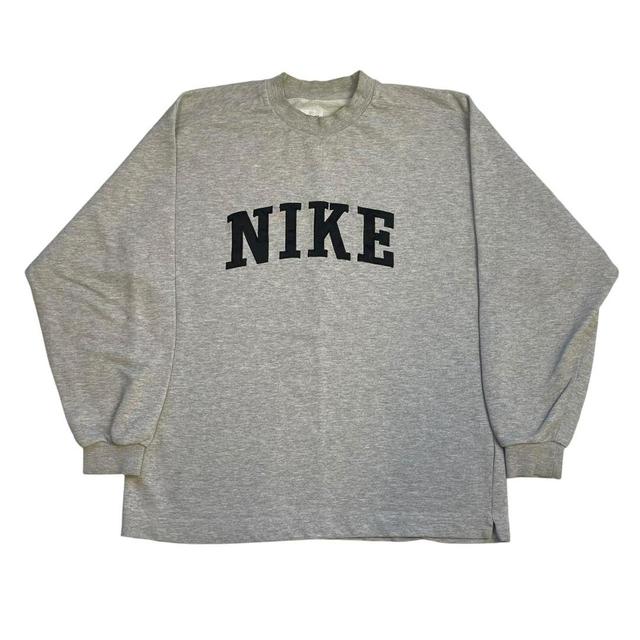 Nike Men's Sweatshirt - Grey - L on Productcaster.