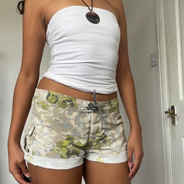 Women's Shorts - Grey/Green - UK 8 on Productcaster.