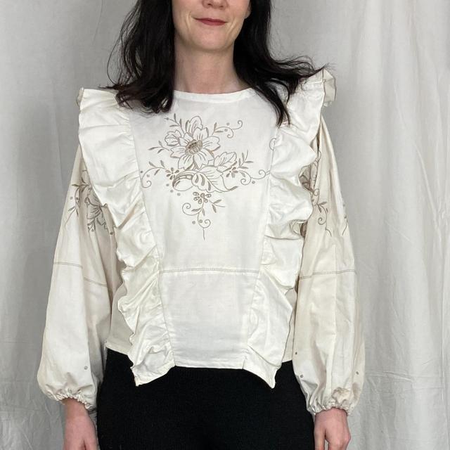 Reworked Women's Blouse - White - 10 on Productcaster.