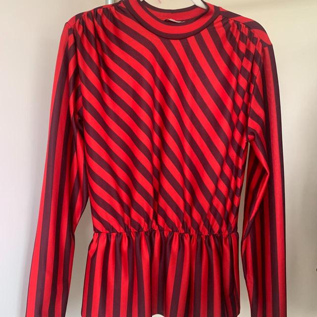 Zara Women's Blouse - Red - 8 on Productcaster.