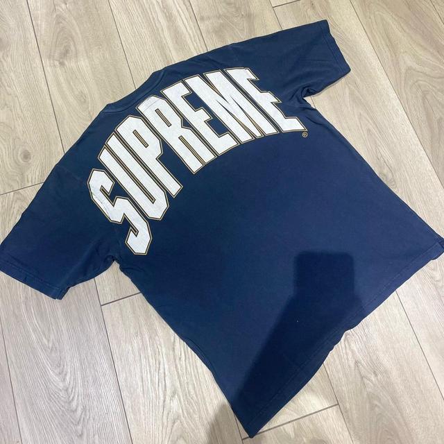 Supreme Men's T-shirt - Navy/Blue - L on Productcaster.