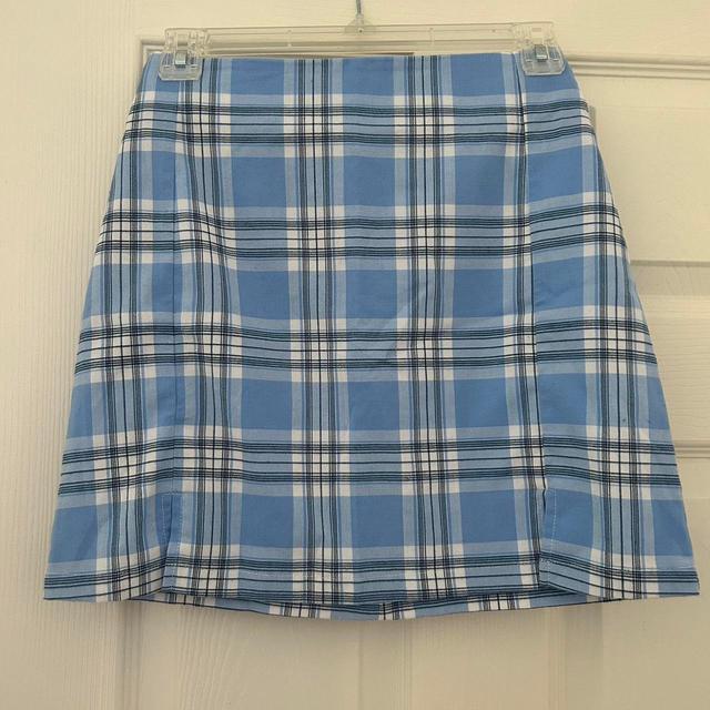 Brandy Melville Women's Skirt - Blue/White - One size on Productcaster.