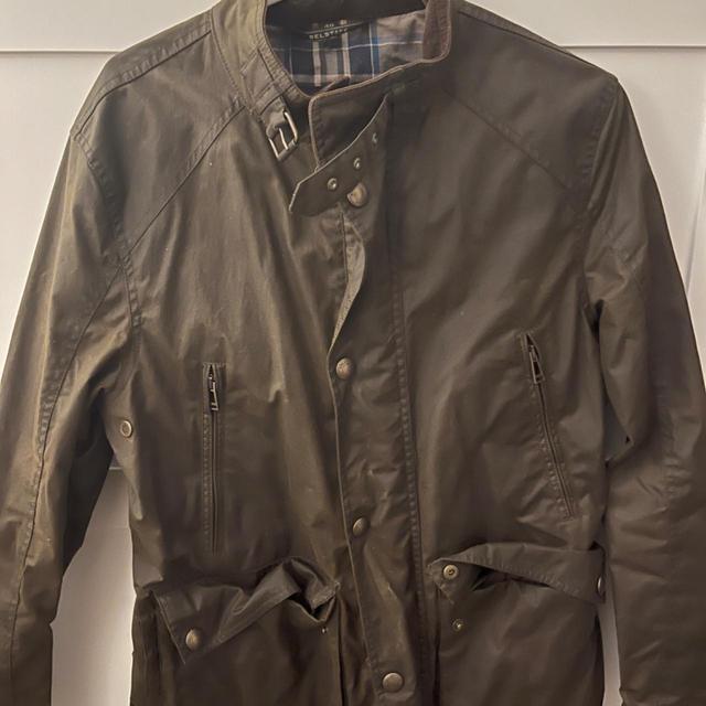 Belstaff Men's Coat - Khaki/Green - M on Productcaster.