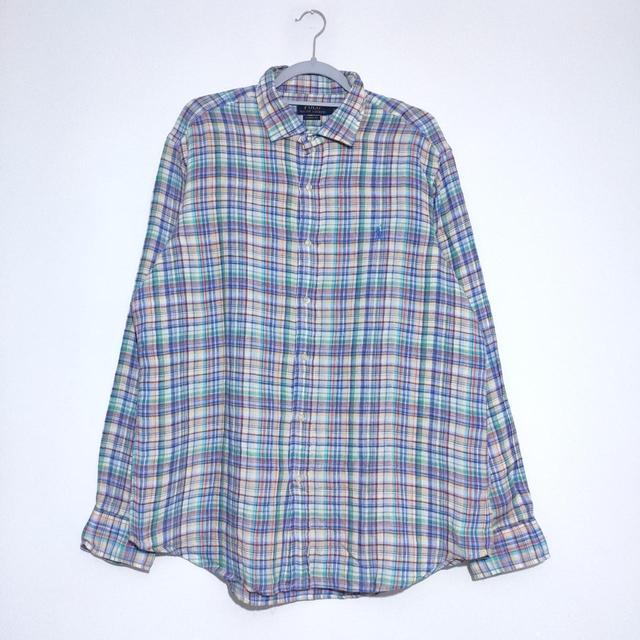 Ralph Lauren Men's Shirt - Multi/Blue - XL on Productcaster.