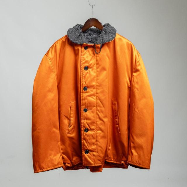 American Vintage Men's Shacket Jacket - Orange - XL on Productcaster.