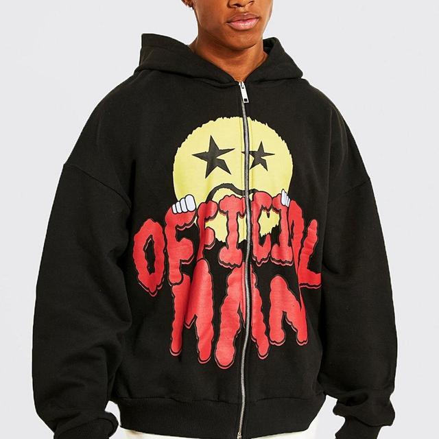 BoohooMAN Men's Hoodie - Black - M on Productcaster.