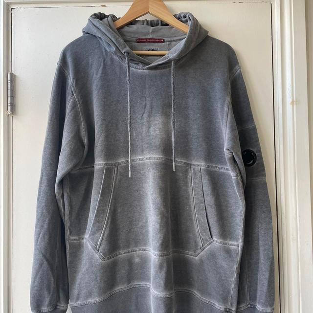 CP Company Men's Hoodie - Grey - L on Productcaster.