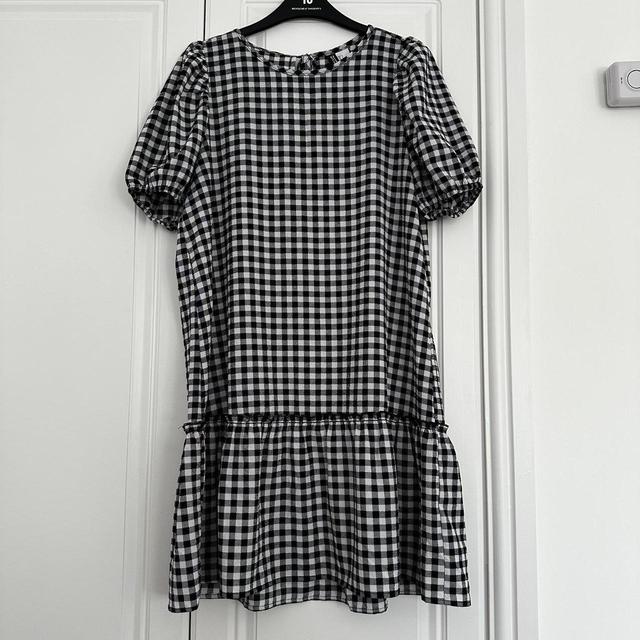 H&M Women's Dress - Black/White - S on Productcaster.