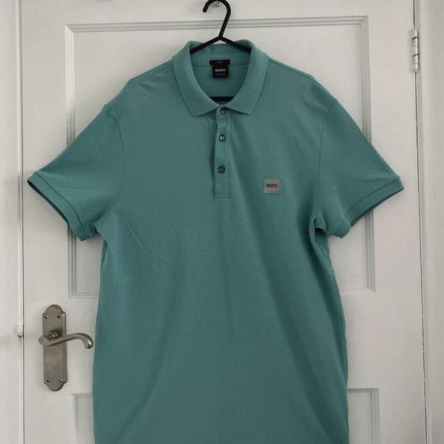 Hugo Boss Men's Polo shirt - Green - XL on Productcaster.