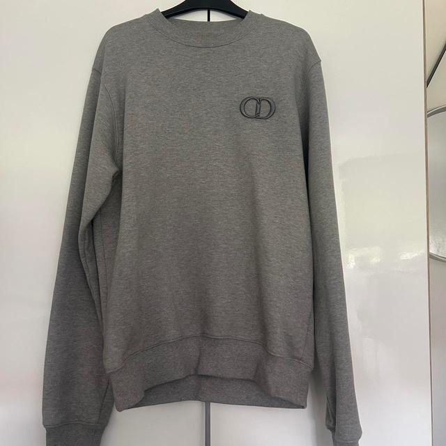 Dior Men's Jumper - Grey - L on Productcaster.