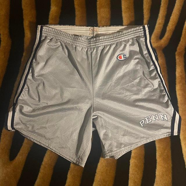 Champion Men's Shorts - Grey/Silver - M on Productcaster.