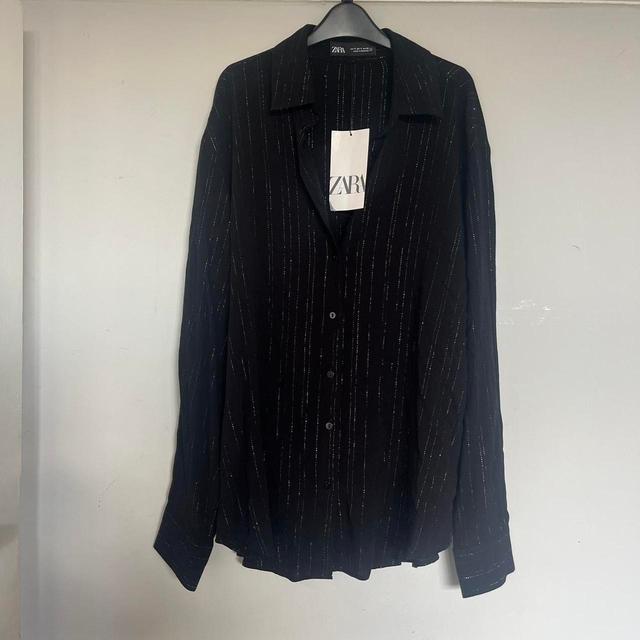 Zara Women's Shirt - Black - S on Productcaster.