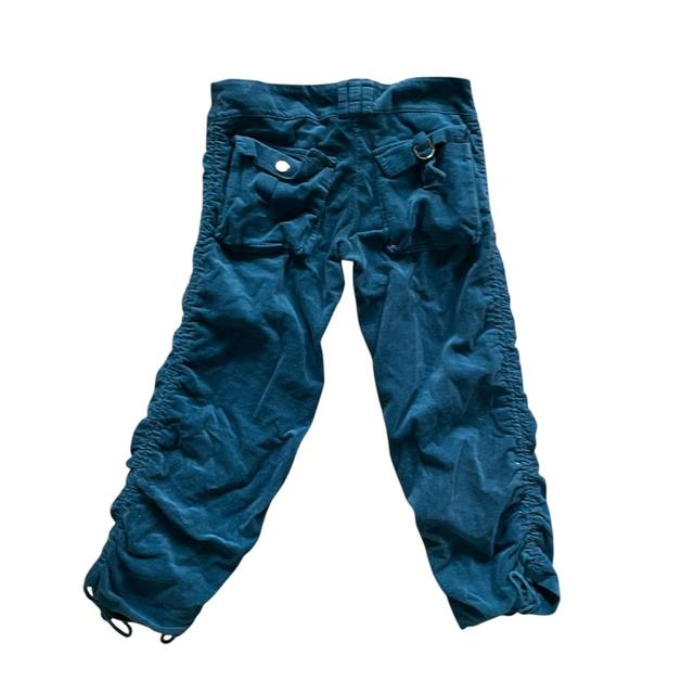 Women's Cargo Trousers - Blue/Green - S on Productcaster.