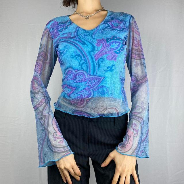 Vintage Women's Blouse - Purple - 8 on Productcaster.