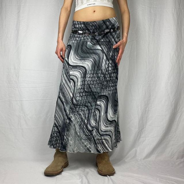 Vintage Women's Maxi Skirt - Black - UK 10 on Productcaster.