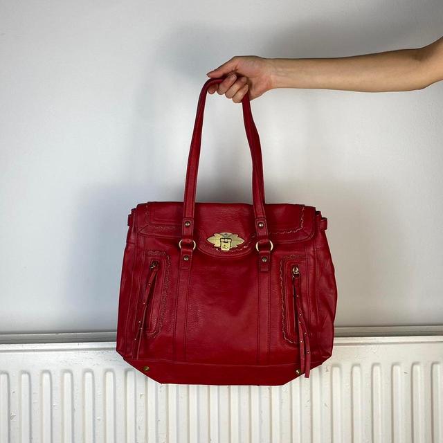 Vintage Women's Shoulder bags - Red/Burgundy on Productcaster.