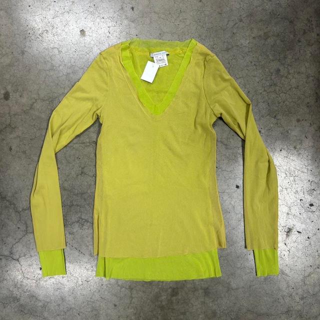 Vintage Women's Blouse - Yellow - M on Productcaster.