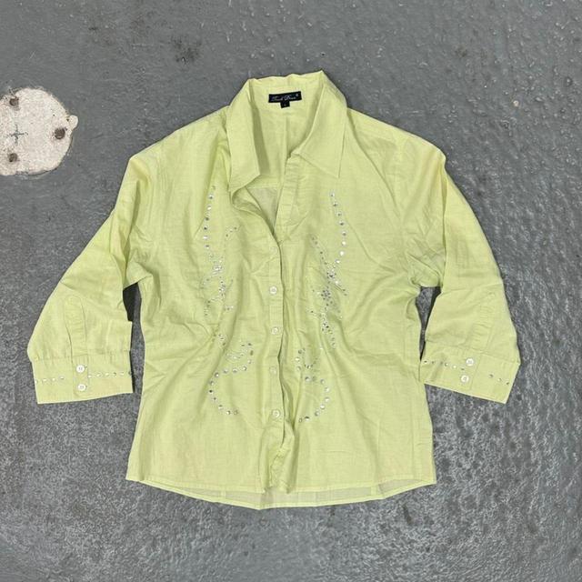 Vintage Women's Shirt - Green - L on Productcaster.