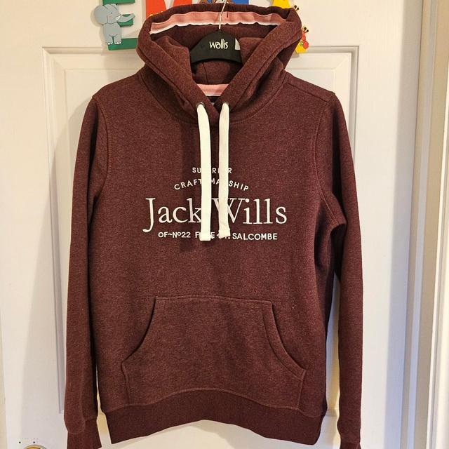 Jack Wills Women's Jumper - Burgundy - 8 on Productcaster.