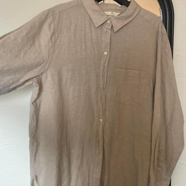 H&M Women's Shirt - Tan/Brown - 8 on Productcaster.