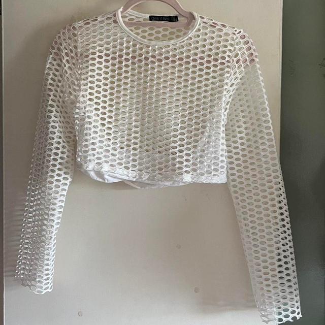 I Saw It First Women's Crop top - White - 10 on Productcaster.