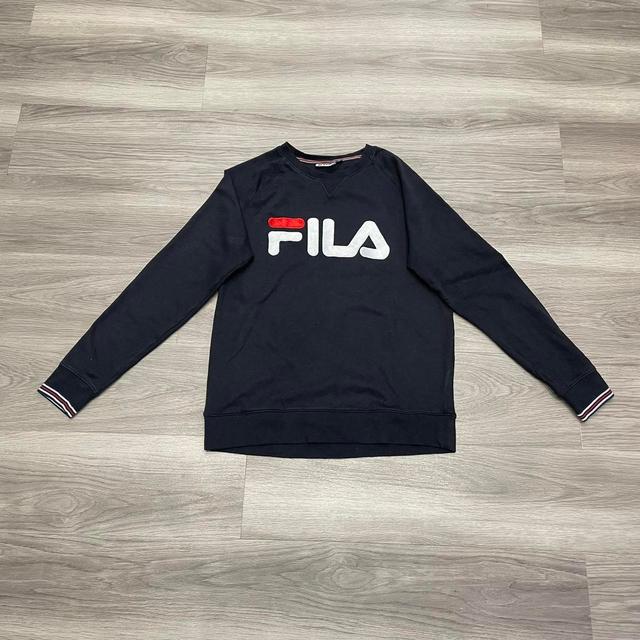 Fila Women's Sweatshirt - Black - M on Productcaster.