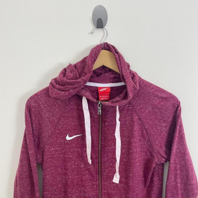 Nike Women's Hoodie - Burgundy - XS on Productcaster.