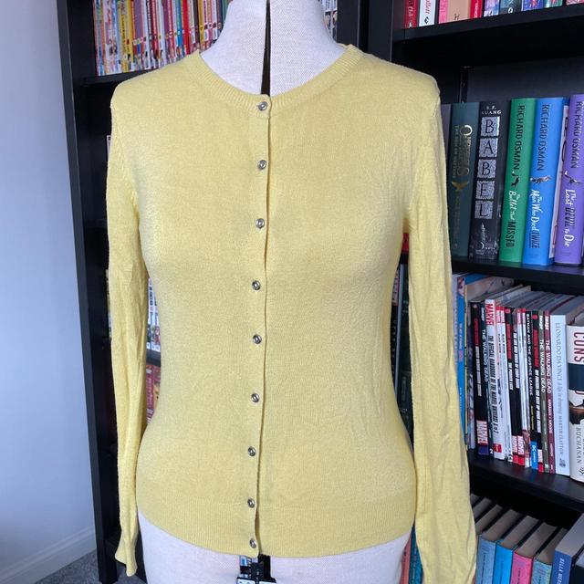 Marks & Spencer Women's Cardigan - Yellow - 8 on Productcaster.