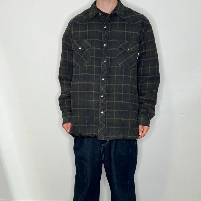 Vintage Men's Shirt - Green - XL on Productcaster.