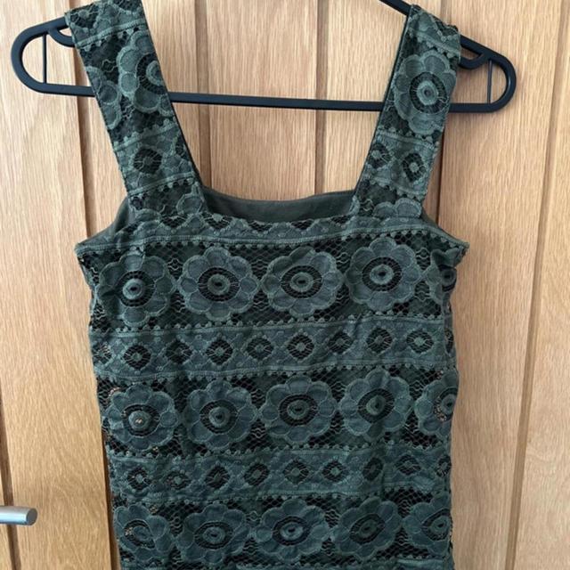 Dorothy Perkins Women's Vest - Green/Khaki - 8 on Productcaster.