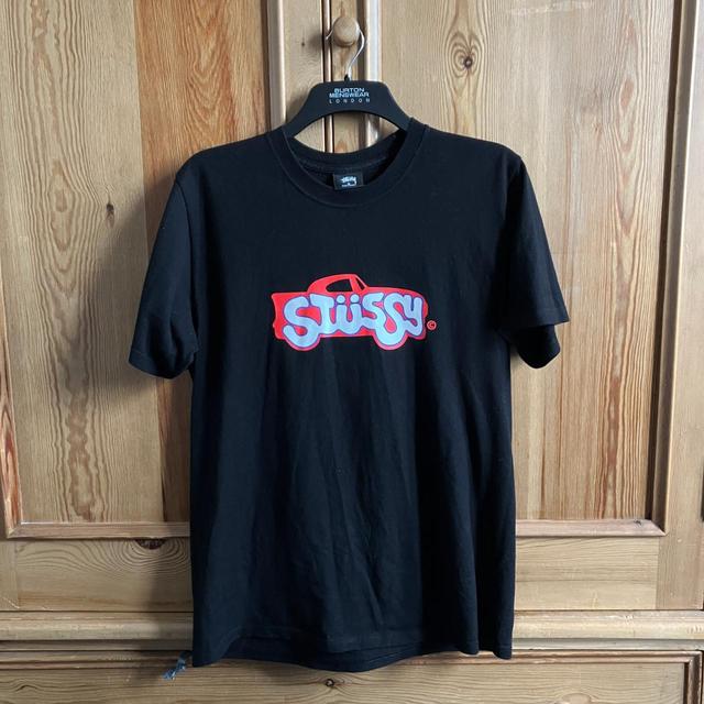 Stüssy Men's T-shirt - Black - M on Productcaster.