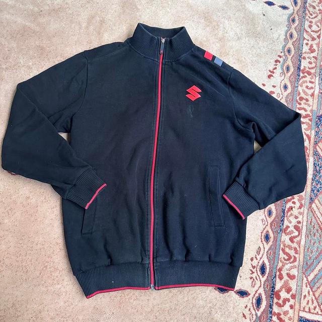 Suzuki Men's Lightweight Jacket - Black/Red - XL on Productcaster.