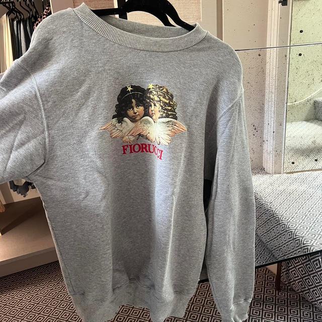 Fiorucci Women's Sweatshirt - Grey - L on Productcaster.