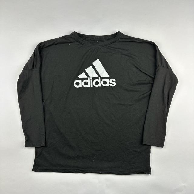 Adidas Men's T-shirt - Black/Grey - L on Productcaster.