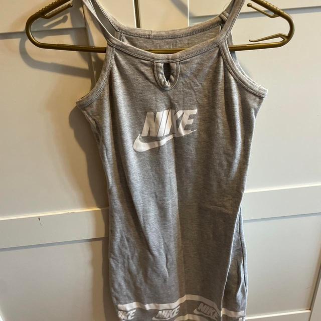 Nike Women's Bodycon Dress - Grey/White - S on Productcaster.