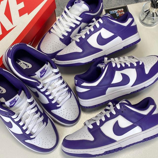 Nike Men's Trainers - Purple/White - UK 7 on Productcaster.