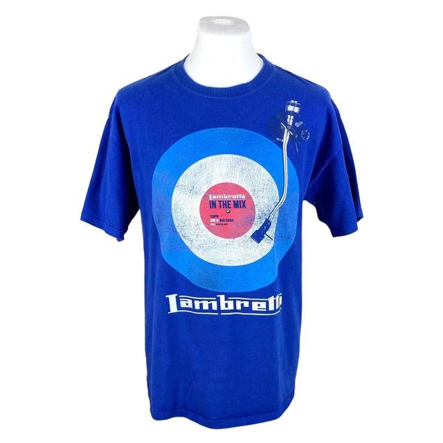 Lambretta Men's T-shirt - Blue - L on Productcaster.