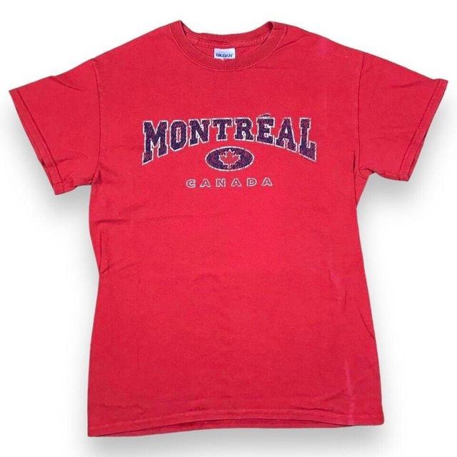 Vintage Men's T-shirt - Red - S on Productcaster.