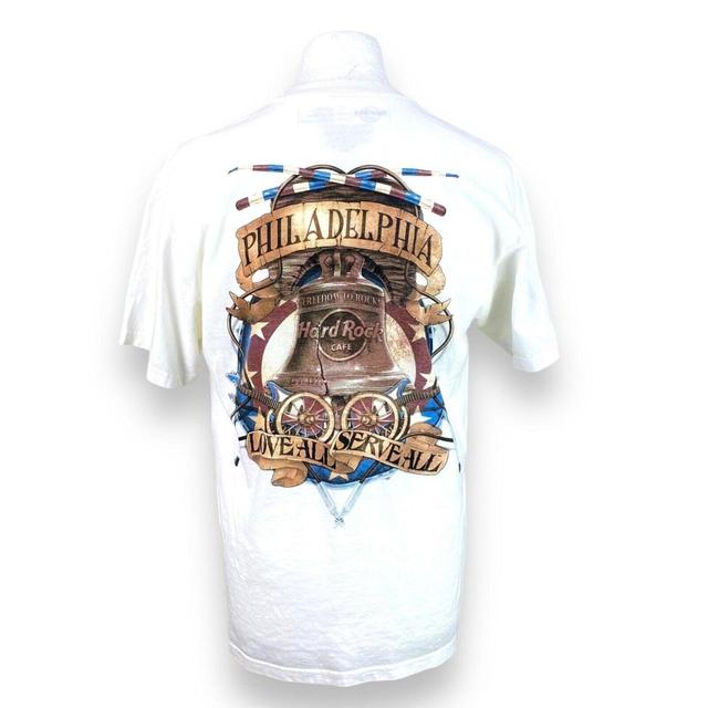 Hard Rock Cafe Men's T-shirt - White - L on Productcaster.