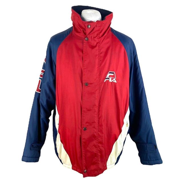 Fila Men's Overcoat - Red - L on Productcaster.