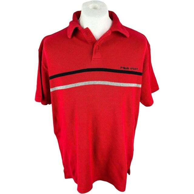 Ralph Lauren Men's T-shirt - Red - L on Productcaster.