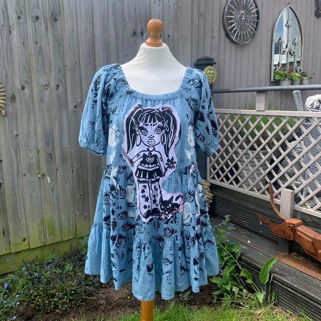 Reworked Women's Babydoll Dress - Blue - 10 on Productcaster.