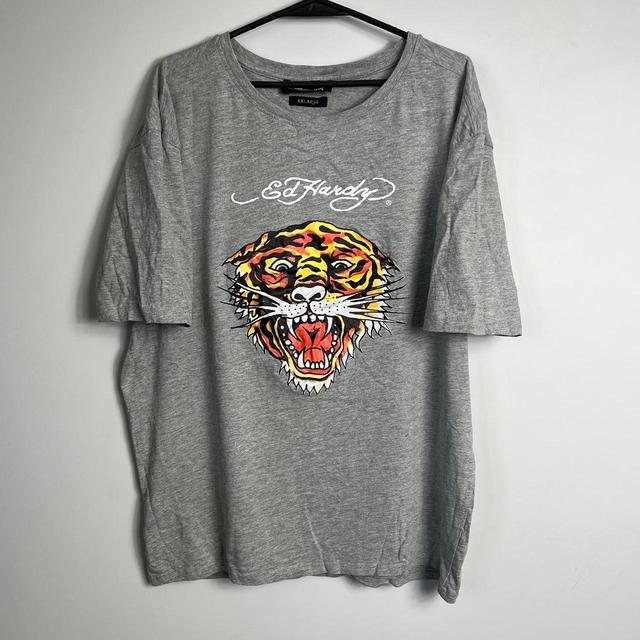 Ed Hardy Men's T-shirt - Black - XL on Productcaster.