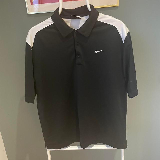 Nike Men's Polo shirt - Black - L on Productcaster.