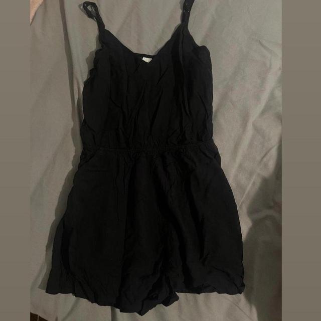 H&M Women's Playsuit - Black - UK 6 on Productcaster.