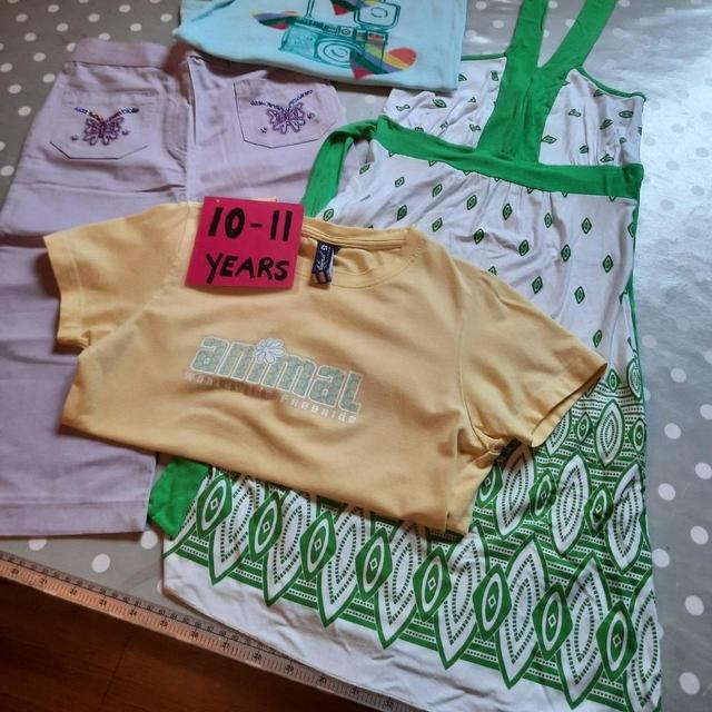 Preloved Kids' T-shirt - Yellow/Green - 10 years on Productcaster.