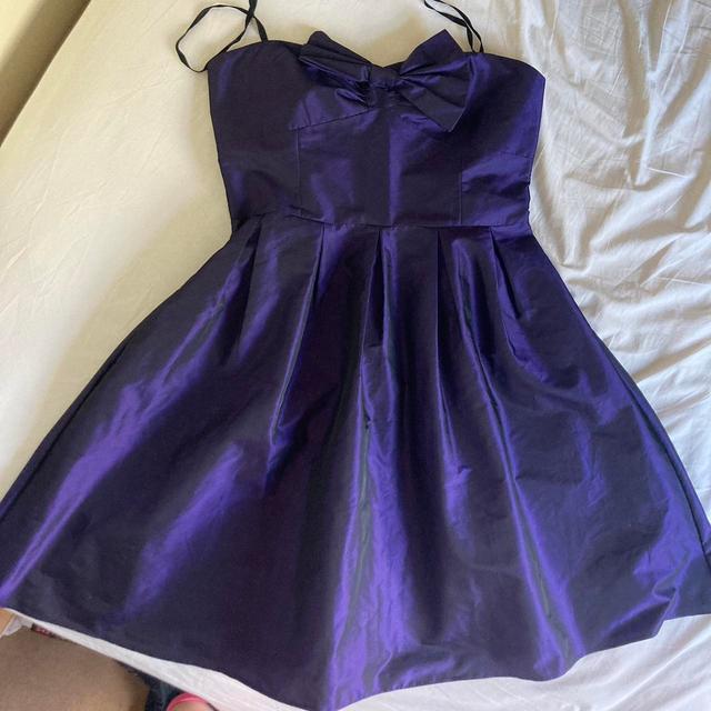 Next Women's Pleated Dress - Purple - 12 on Productcaster.